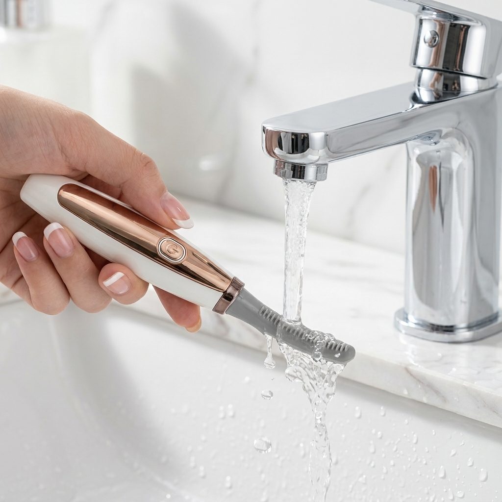 Washable water-resistant silicone tip